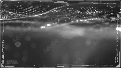 Dynamic Techno frame Background Motion Loop for Wallpaper presentation card
