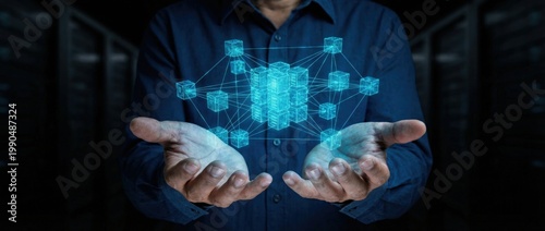 Innovative data management solutions digital environment technology showcase virtual connectivity futuristic viewpoint enhancing business operations visually
