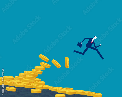 Financial wealth or investment success.