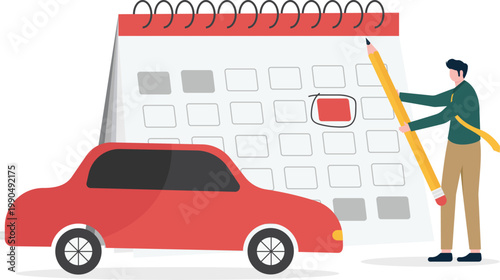 Automotive finance and car loan payment schedule