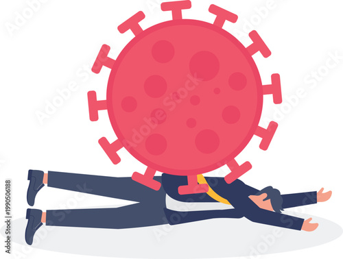 Businessman crushed by massive viral pandemic burden