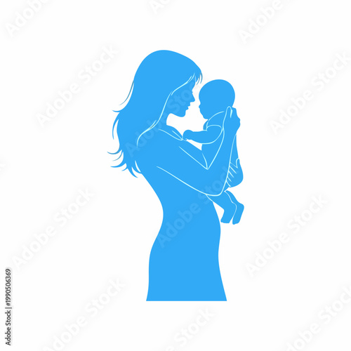 A woman tenderly holds and kisses a baby in her arms lovingly.