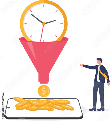 Managing time deadlines and project schedule funnel