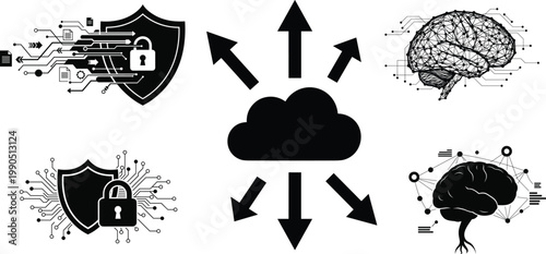 Cybersecurity and artificial intelligence integration protecting data and minds in the cloud era