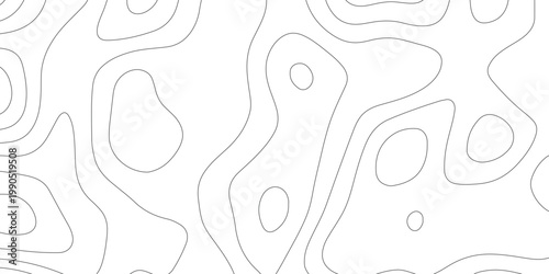 Black contour lines on white background