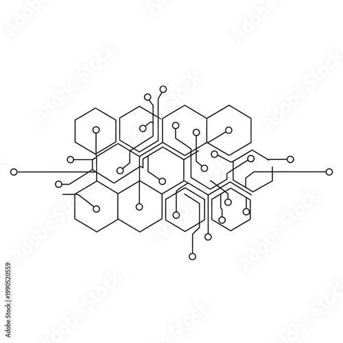 Black and white molecular structure diagram.