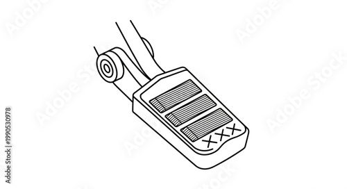 Close-up of a gas detector.