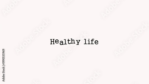 Short Intro Video Healthy Life Quality Life Concept, Wellness Lifestyle