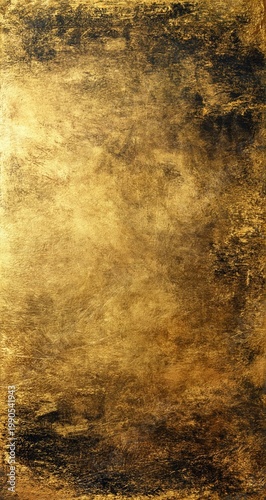 Wallpaper Mural Generative AI, Grunge Gold Metallic Texture Background Torontodigital.ca