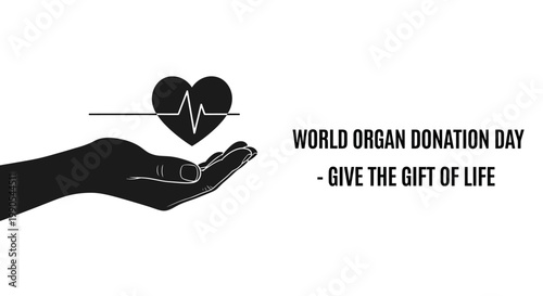 World Organ Donation Day Give The Gift Of Life.