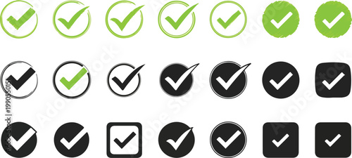 Check Mark Symbols Icons 2.