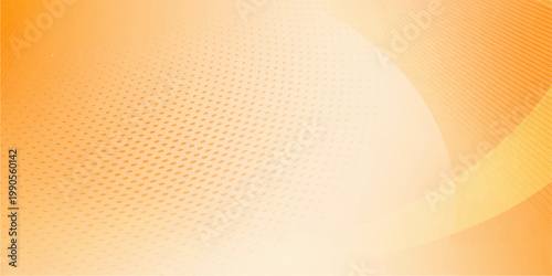 Abstract orange and yellow vector background featuring a geometric halftone pattern and textured canvas design for a modern technology wallpaper or art template