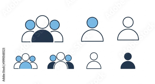 Collection of Human Iconography Representing People and Groups.