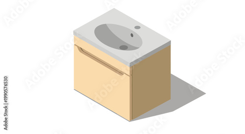 Isometric vector illustration of construction engineers using a digital tablet to manage a building project at a construction site with structural frames and a crane.