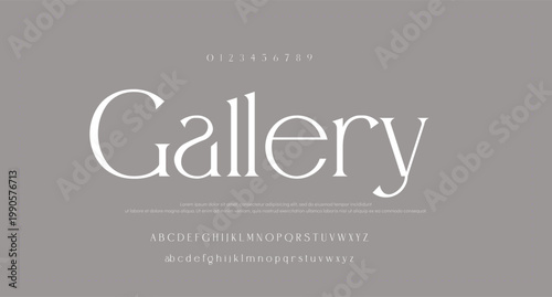Bild auf Leinwand condensed bold sans serif display font