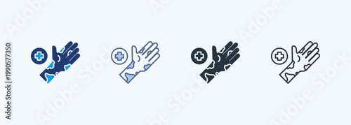 Dermatology Multiple Style Icon Collection