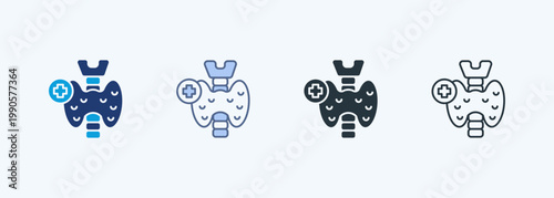 Endocrinology Multiple Style Icon Collection