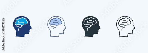 Neurology Multiple Style Icon Collection