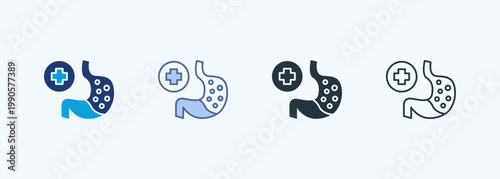 Gastroenterology Multiple Style Icon Collection