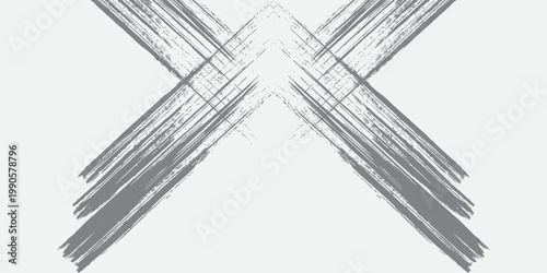 Sporty abstract line motif car sticker with white, gray color combination, modern grunge pattern, motorsport racing vector design.