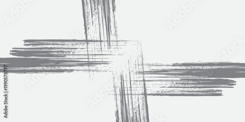 Sporty abstract line motif car sticker with white, gray color combination, modern grunge pattern, motorsport racing vector design.