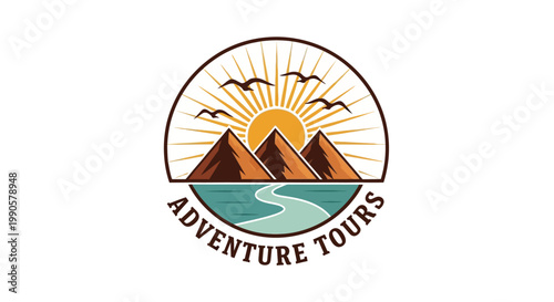 Logo for adventure travel company.