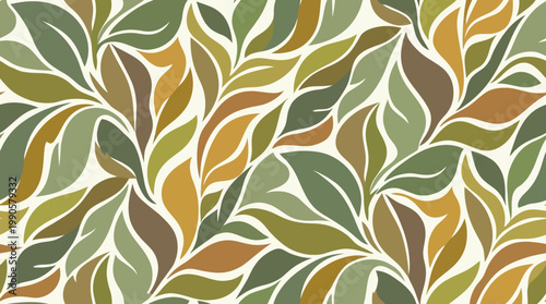 Vibrant autumn leaf pattern design.