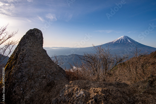 鬼ケ岳山頂から撮影した富士山