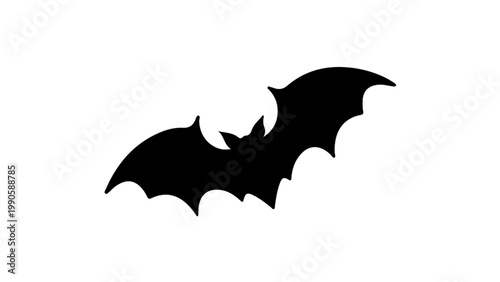 Bat Silhouette Flying Wingspan Halloween Decoration