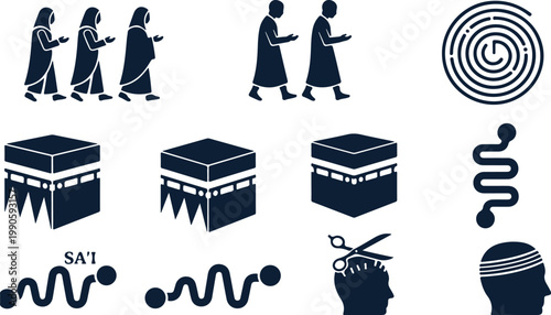Hajj pilgrimage kaaba, rituals, and symbols islam
