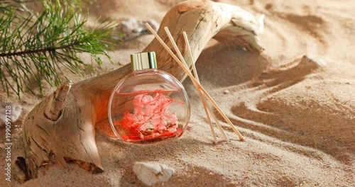 Fresh fragrance diffuser smelling of summer and holidays.