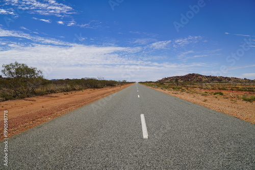 North West Highway Western Australia a long open road through outback Australia