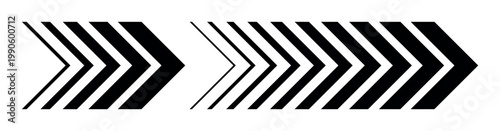 Black chevron arrows pattern abstract geometric direction stripes modern minimal design dynamic movement concept bold graphic element vector style clean sharp lines high contrast monochrome