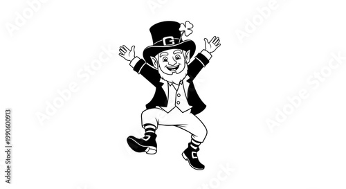 vector illustration of a dancing girl