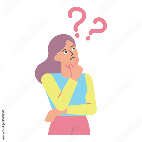 Thoughtful young woman contemplating a significant decision, reflecting on possibilities and potential solutions, symbolizing critical thinking and ideation