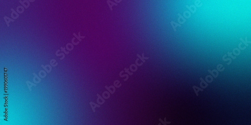 Neon blue light leaks effect background .Abstract noise background with a blue and purple gradient for appealing and modern aesthetic Gradient blue teal purple blur abstract background	
