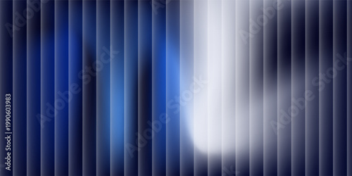 deep blue ribbed glass texture with wave lighting and soft vertical gradients on dark background, abstract futuristic design ideal for digital interfaces, branding, and tech visuals