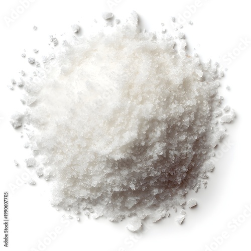 sea salt on white