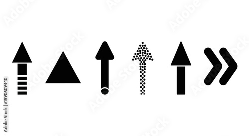 Collection of assorted arrow icons, featuring diverse styles and designs, suitable for various graphic and web design applications