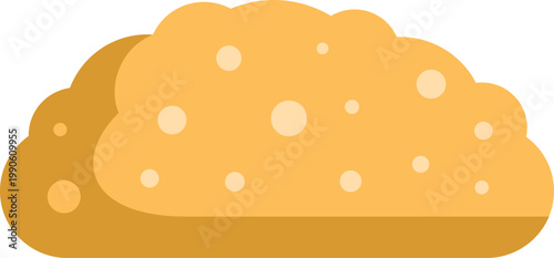 Hummus dip preparing with chickpeas and tahini, offering healthy food choice