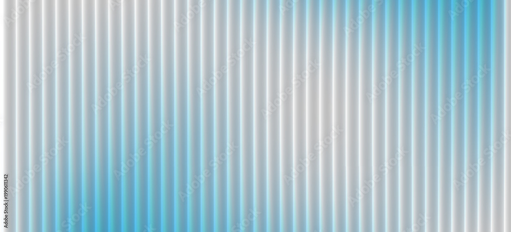 Obraz premium Abstract blue ripple glass effect background with glowing white light leaks gradient, modern banner header fashion backdrop wallpaper web design