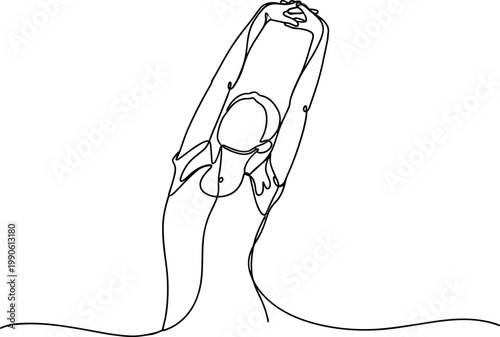 Woman Diving into Swimming Pool Water.