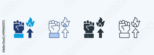 Fight Spirit Multiple Style Icon Collection