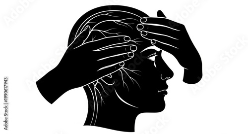 Head Massage Therapy for Relaxation and Stress Relief.