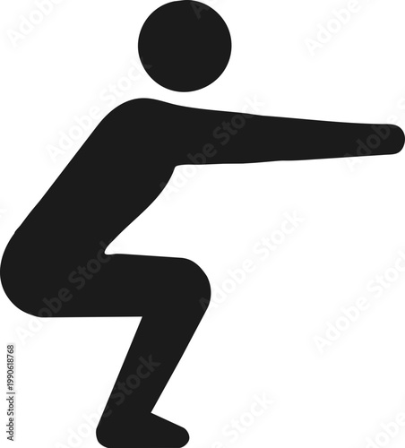 Squat exercise posture