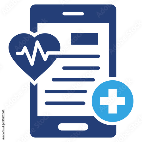 Mobile Health Icon