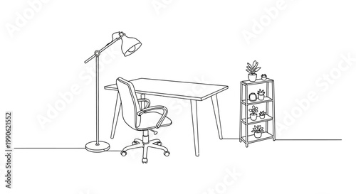 Office Chair Desk Lamp Furniture.