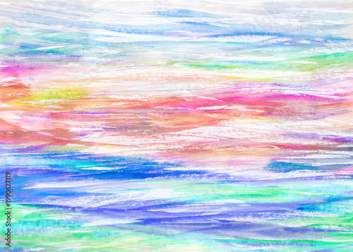 カラフルな水彩背景