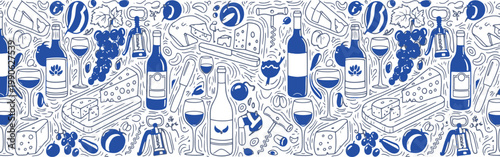 Vibrant vinyl vinyl vinyl and wine glasses artistic pattern