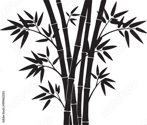 Bamboo forest for background EPS 10